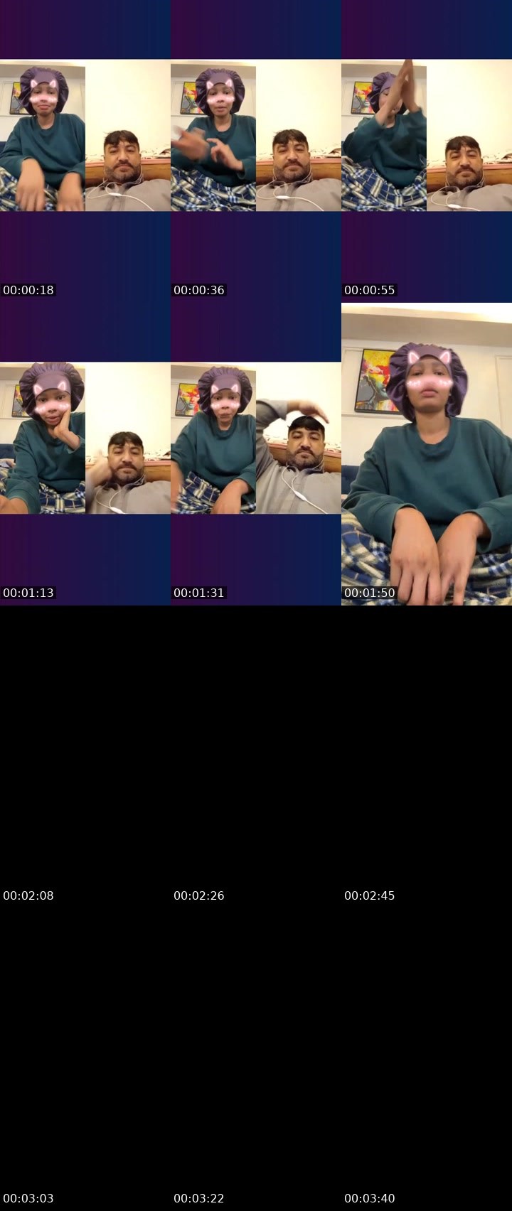 Contact-sheet preview of Princess4921's Liveme recording