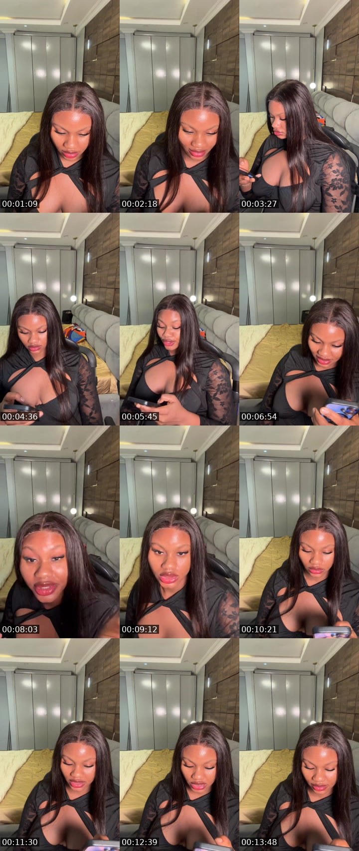 Contact-sheet preview of Kammalita's Liveme recording