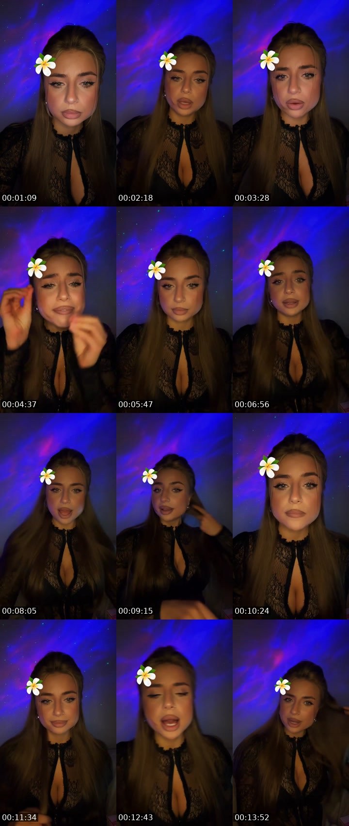 Contact-sheet preview of SavAnna🎀's Liveme recording