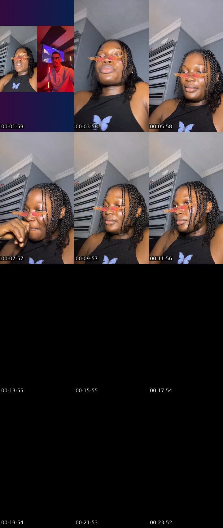 Contact-sheet preview of 4k🐺ℬ𝒜ℬ𝒴 𝒱ℰℰ𝒱💫's Liveme recording
