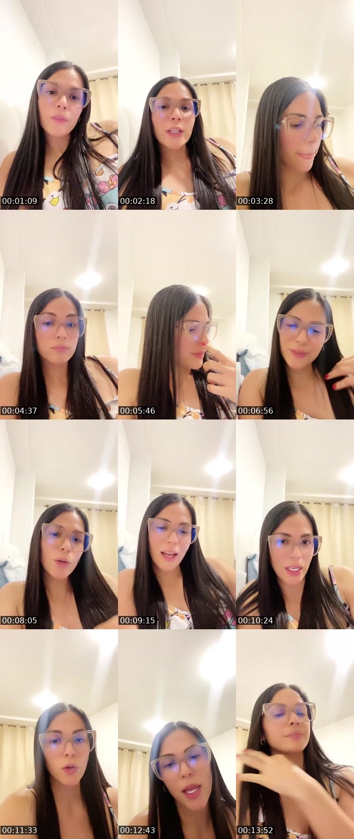 Contact-sheet preview of 🌐✨Pao🎀's Liveme recording