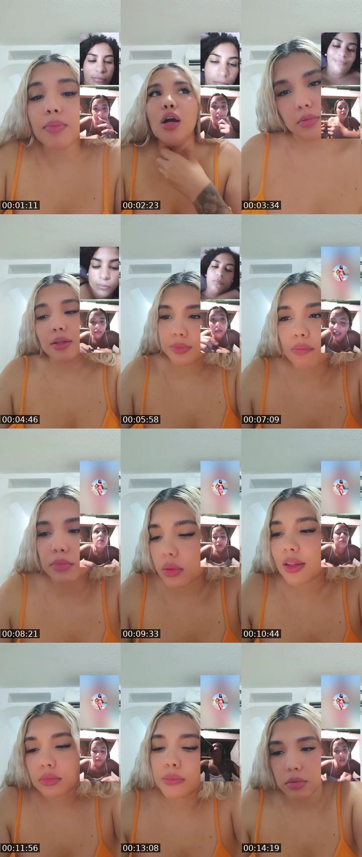 Contact-sheet preview of 👑⃤Queenlinda💎's Liveme recording