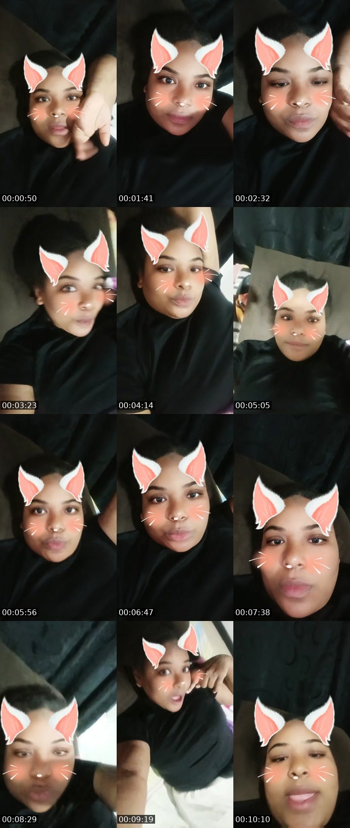 Contact-sheet preview of carol99 ☁️'s Liveme recording