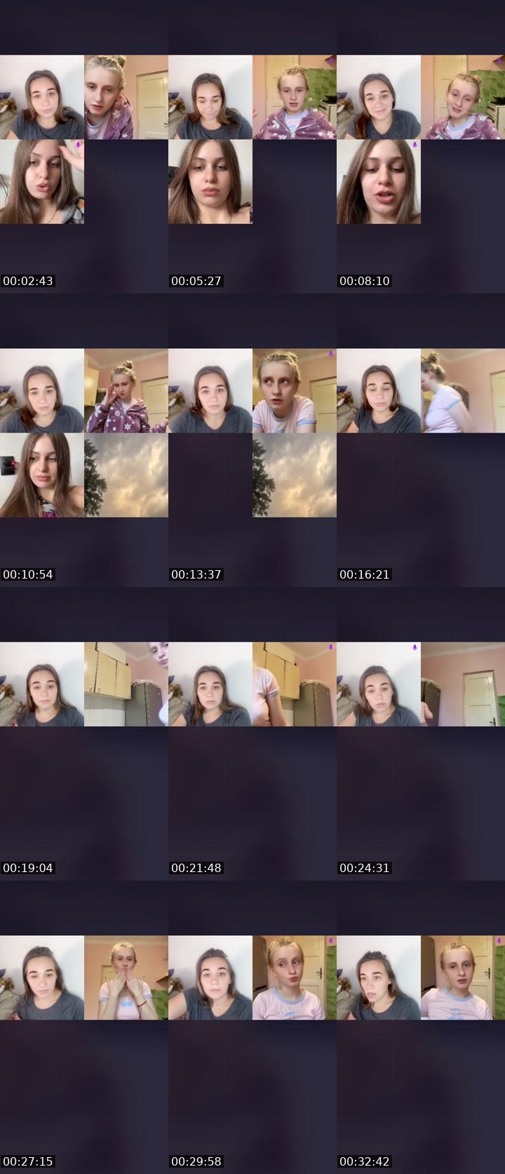 Contact-sheet preview of LumiLoo🇺🇦's Liveme recording