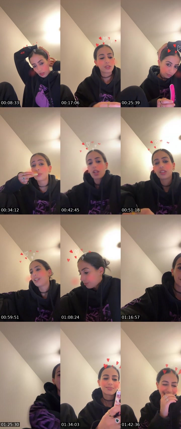 Contact-sheet preview of 𝐌𝐘𝐒𝐓𝐄𝐑𝐘 🐝's Liveme recording