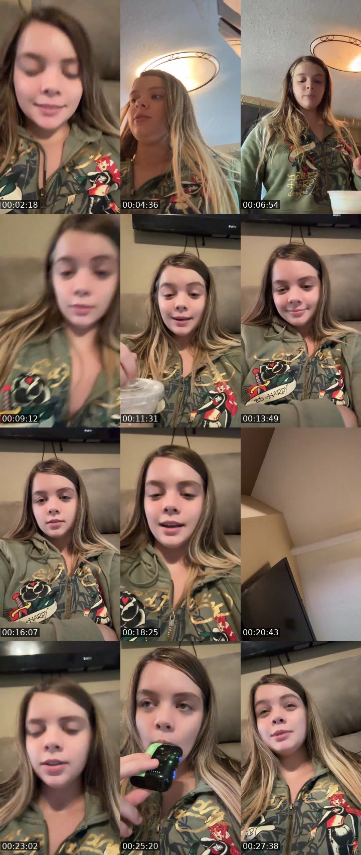 Contact-sheet preview of 🔥QueenDuckMf🔥's Liveme recording