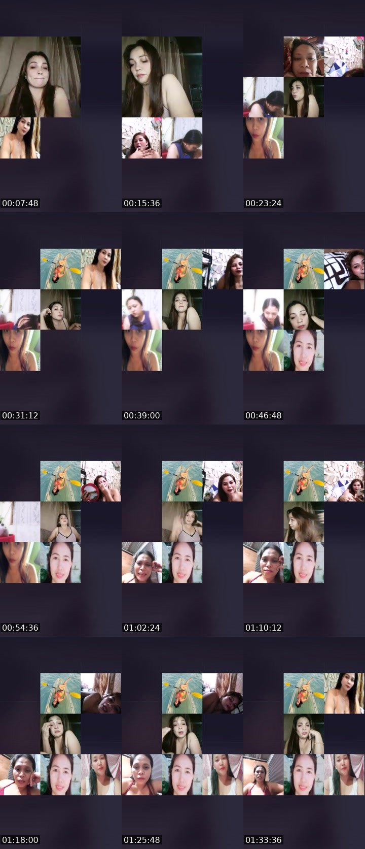 Contact-sheet preview of 👸Erica 🦋's Liveme recording