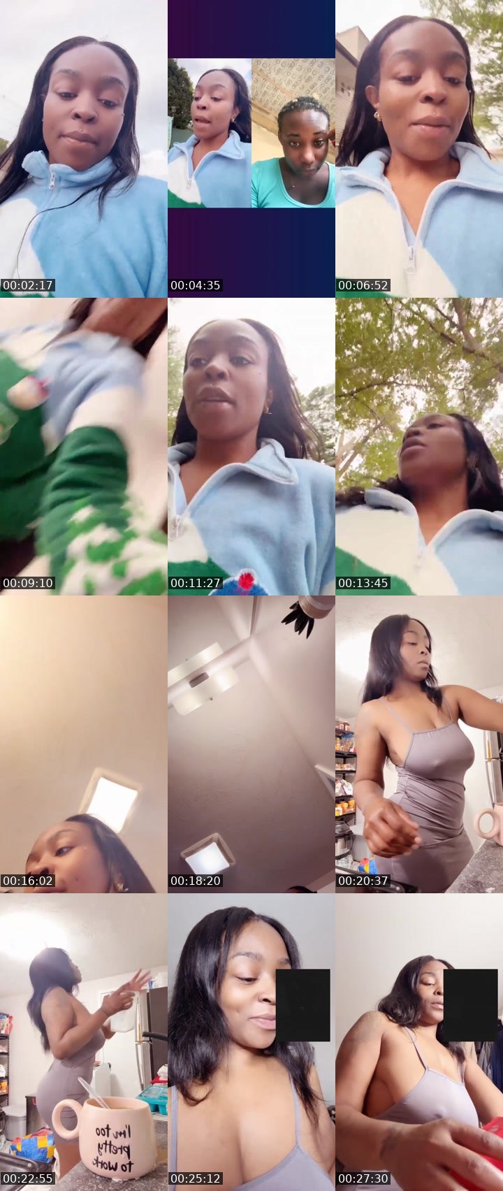 Contact-sheet preview of Mèchelle2.0's Liveme recording