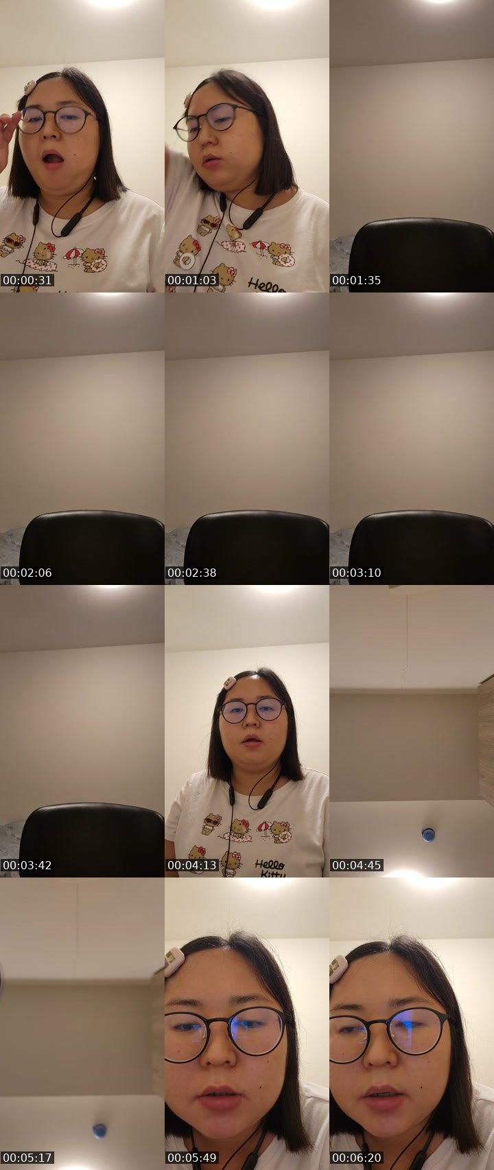 Contact-sheet preview of 正能量小姐姐's Liveme recording