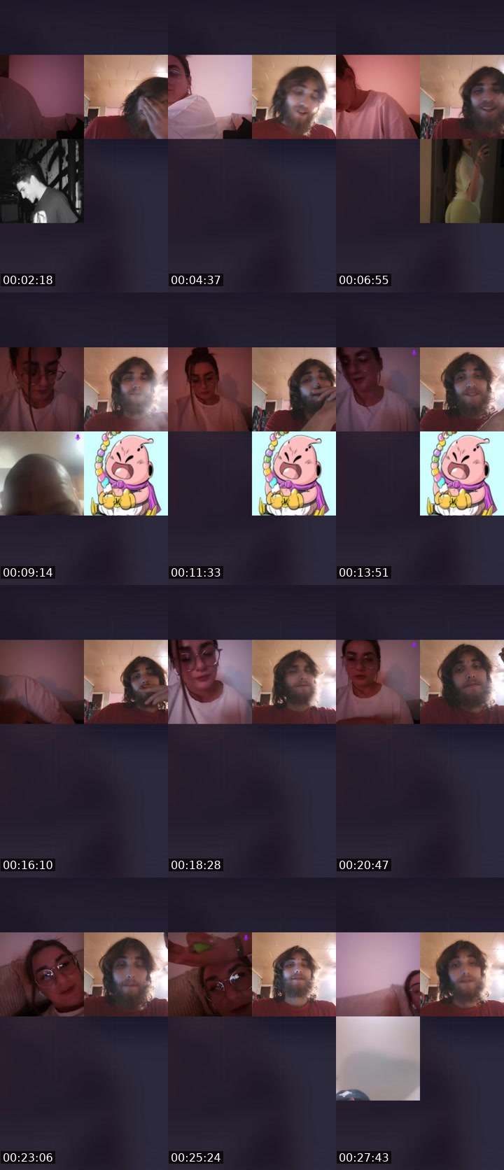 Contact-sheet preview of Ž⃤Ť⃤ •Isadora♡ PT's Liveme recording
