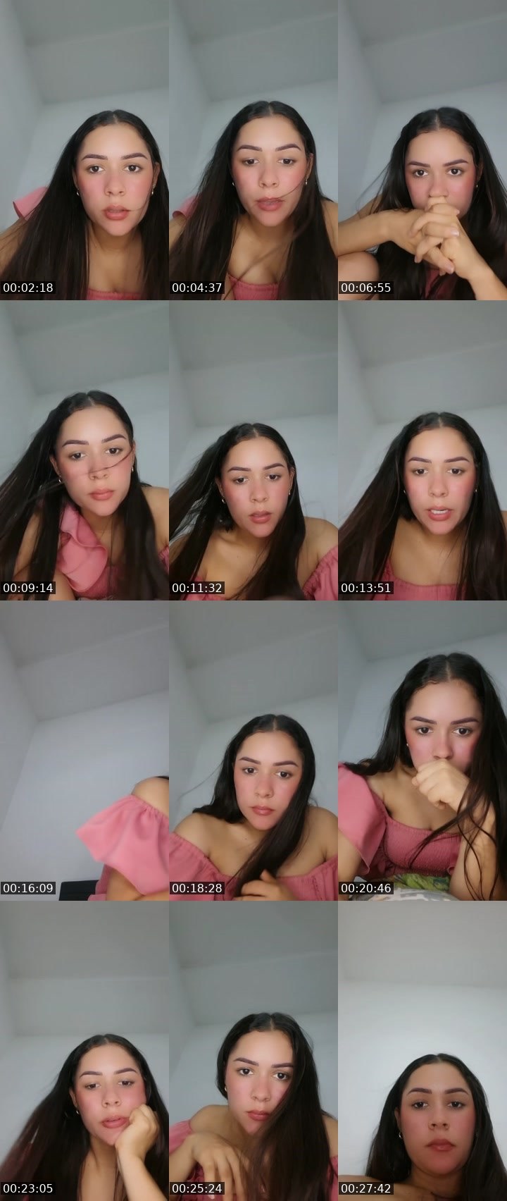 Contact-sheet preview of Blanquitaa😈🙂's Liveme recording