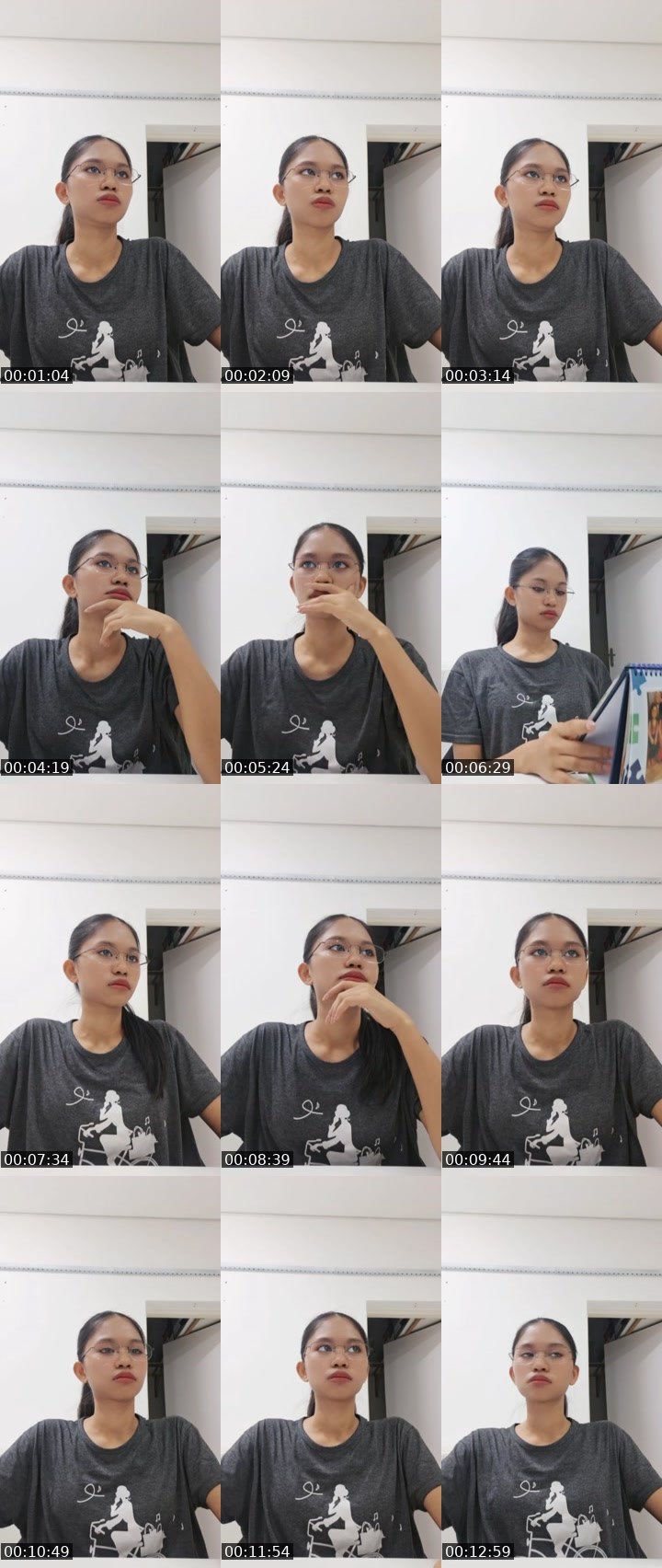Contact-sheet preview of ❄️BabYMiA🐒👼's Liveme recording