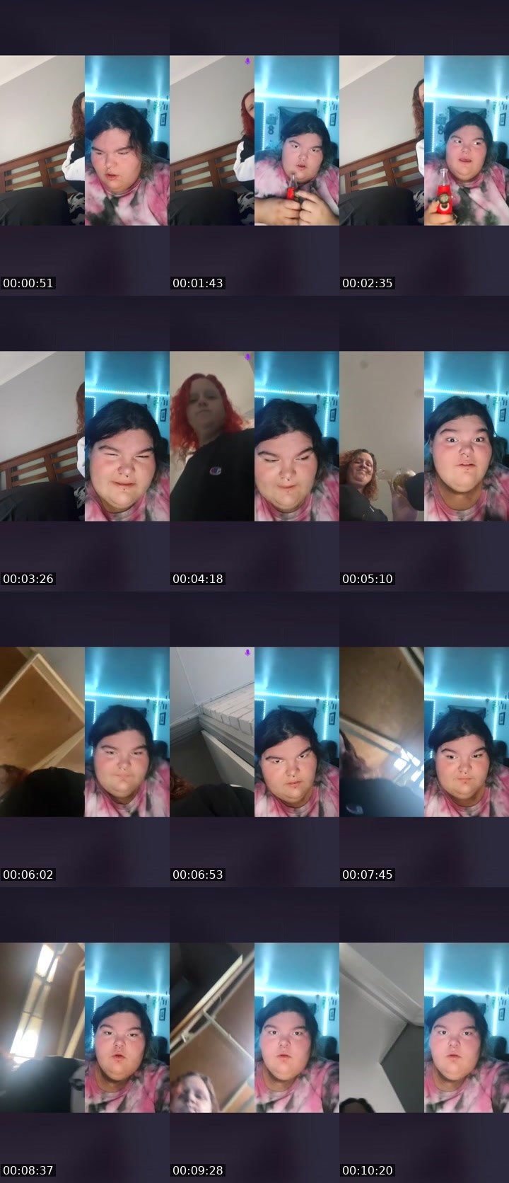 Contact-sheet preview of 💨BillieFknJo💨BMA💰's Liveme recording