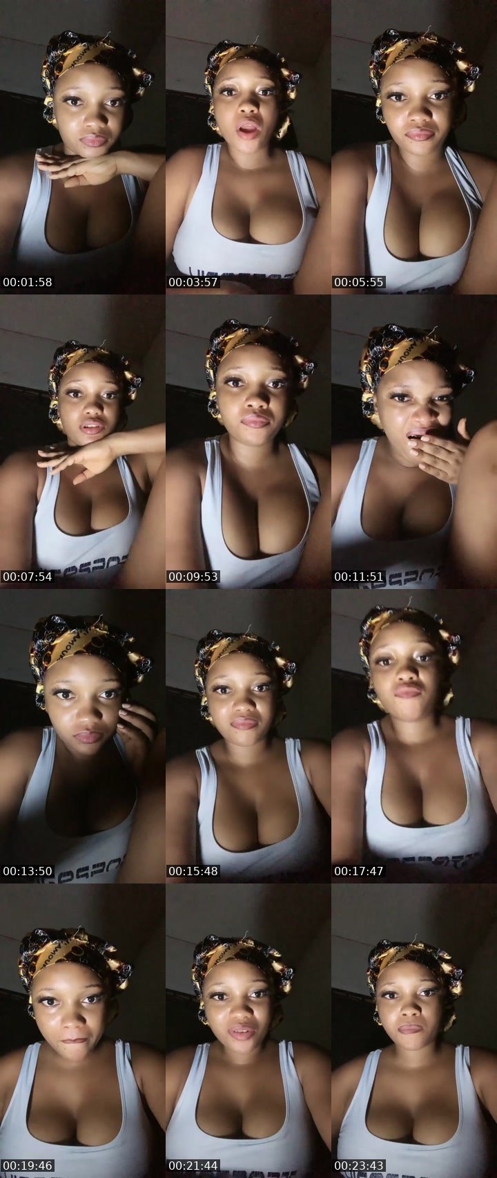 Contact-sheet preview of Vanessa🥰🥰's Liveme recording