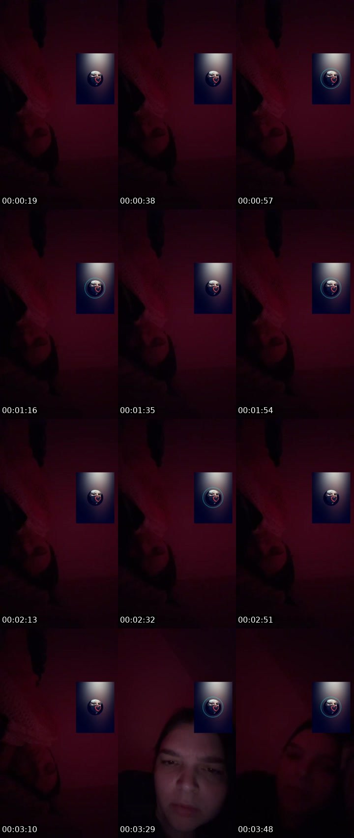 Contact-sheet preview of Lovely 🧿 Spirit 🕸️'s Liveme recording
