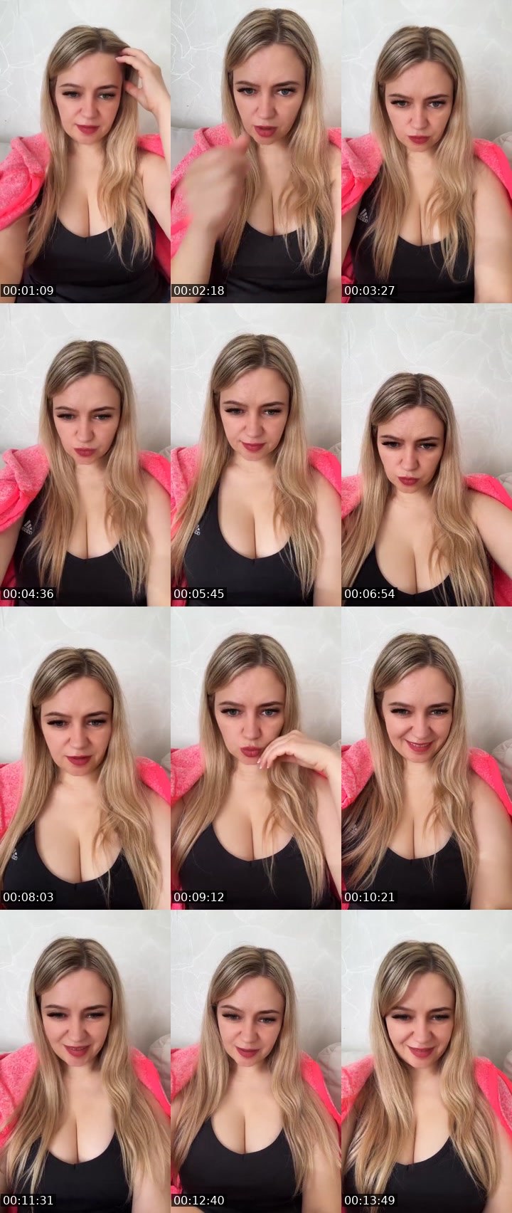 Contact-sheet preview of 12K💎Teacher Natalia's Liveme recording