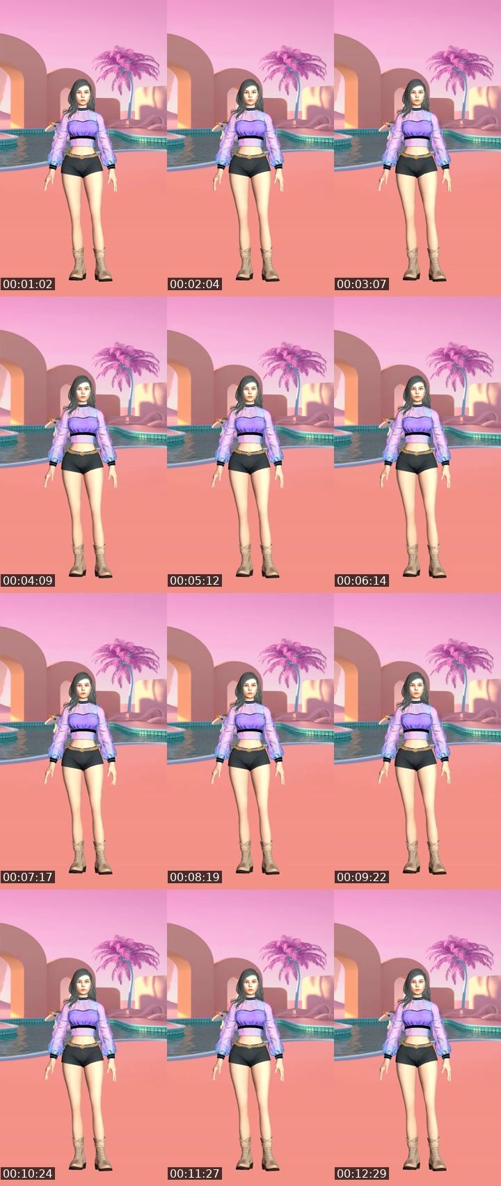 Contact-sheet preview of Seren Nity's Liveme recording