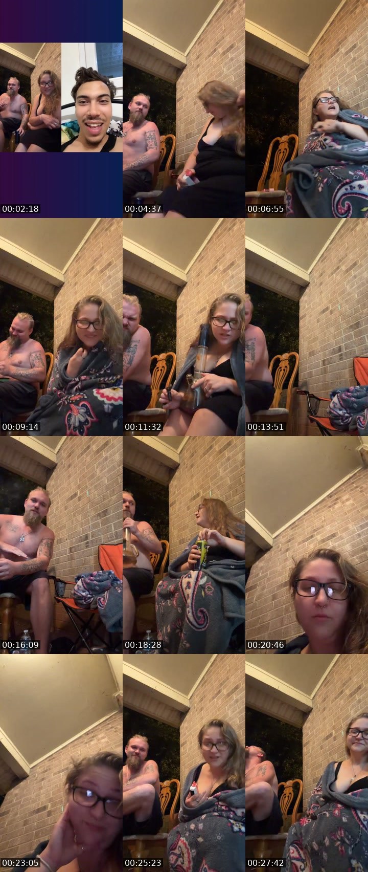 Contact-sheet preview of Myke&Sky's Liveme recording
