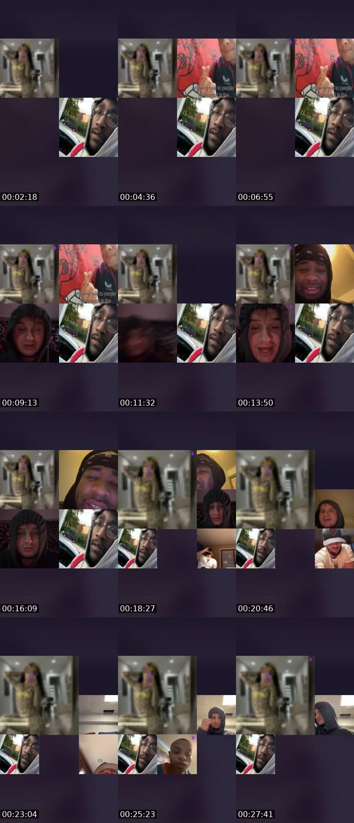 Contact-sheet preview of ʀɨʏǟɦ💋🩷's Liveme recording