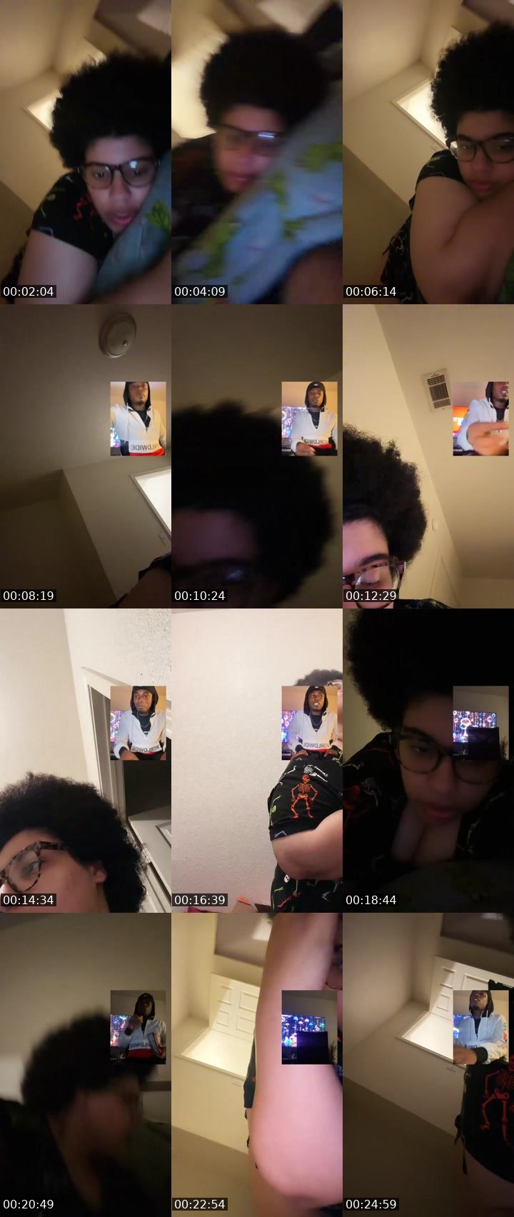 Contact-sheet preview of 🎭⃤ 𝓜𝓪𝓶𝓪 𝓓𝓮𝓮's Liveme recording