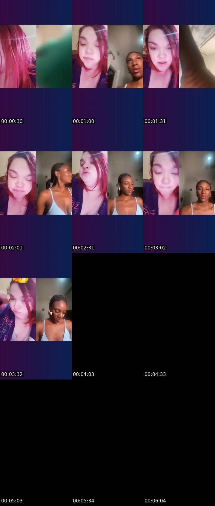 Contact-sheet preview of 🌐IamRushyiZM🌐's Liveme recording