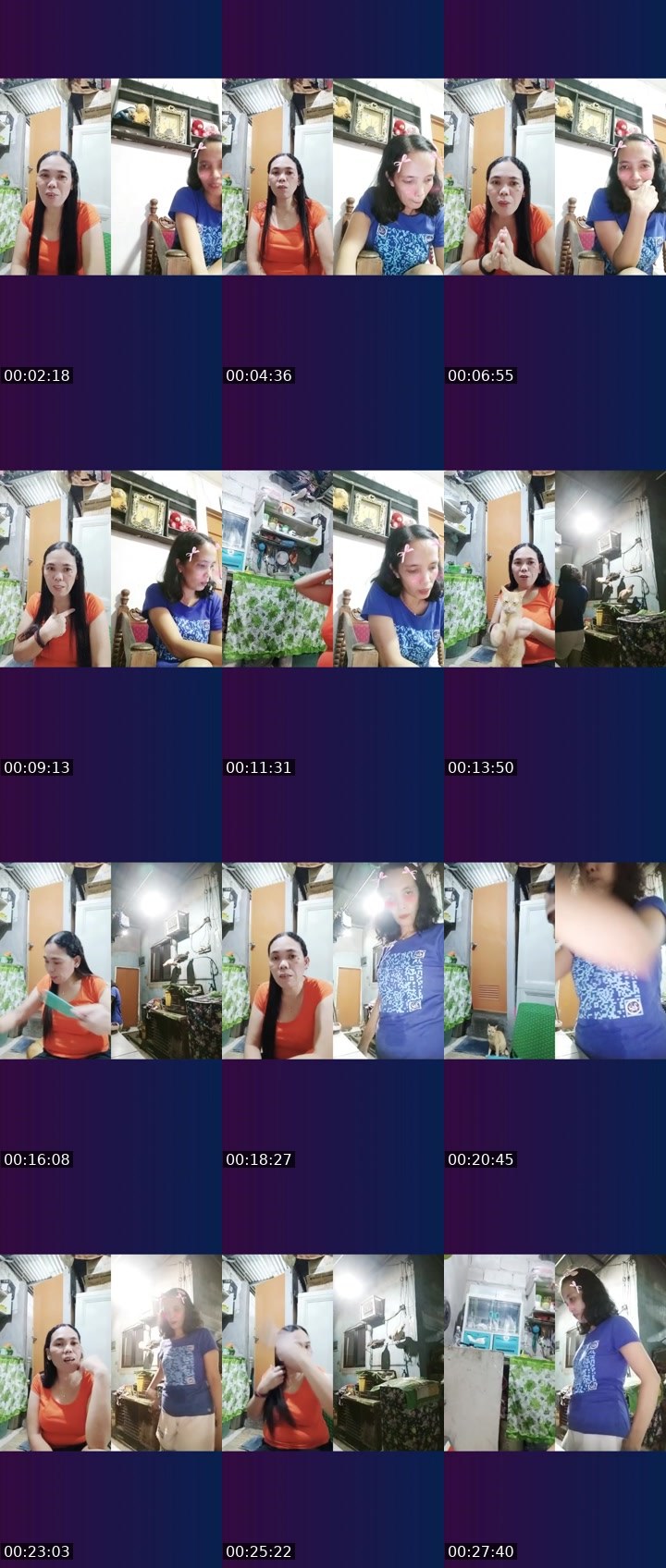 Contact-sheet preview of April-May🍓's Liveme recording