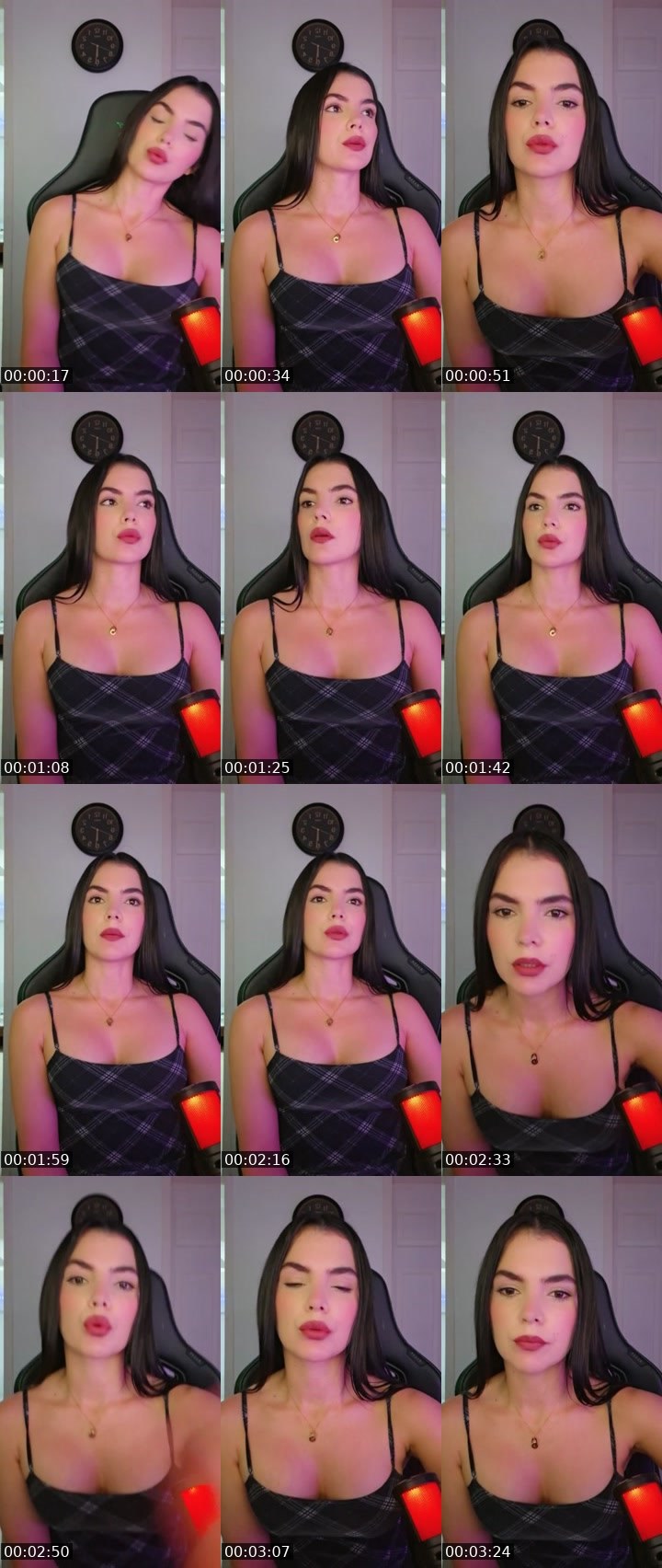 Contact-sheet preview of Eve 🇻🇪☁️🩷's Liveme recording