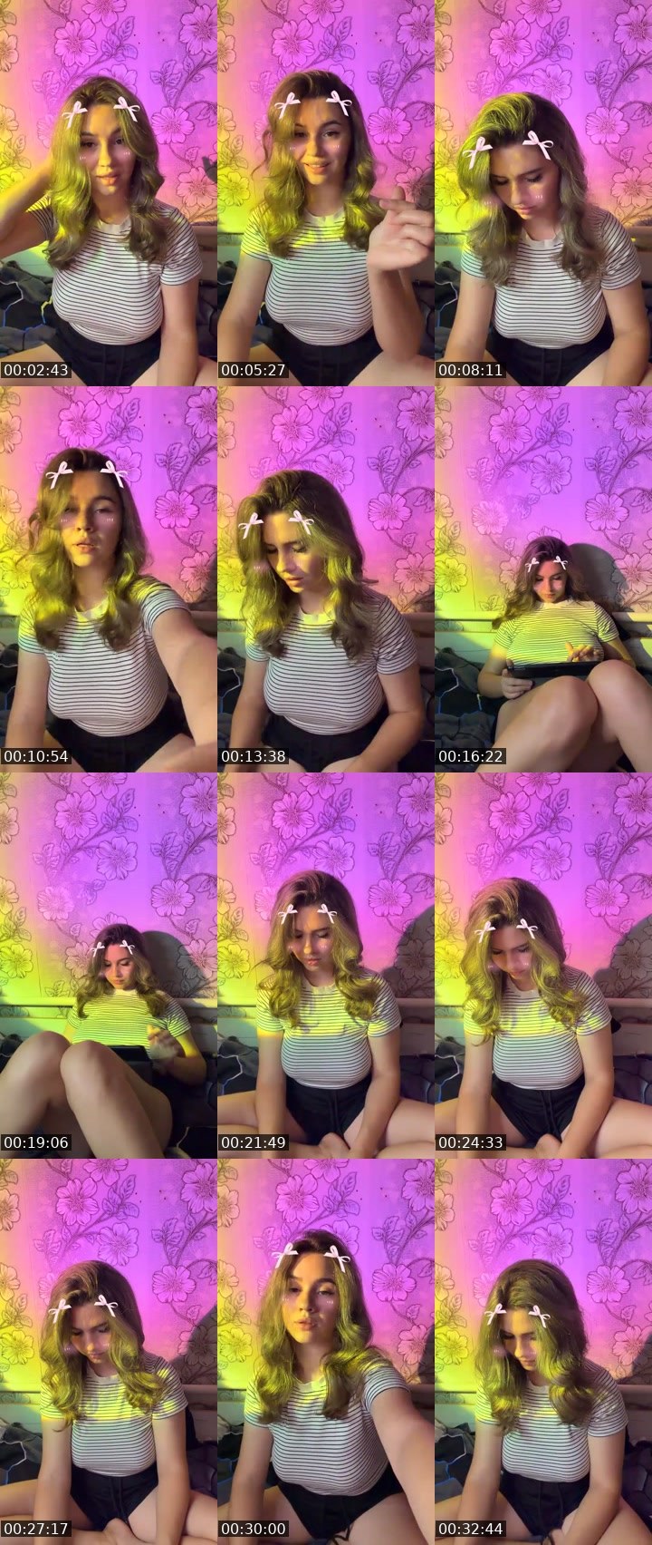 Contact-sheet preview of 🔮𝐘𝐨𝐮𝐫𝐥𝐞𝐫𝐫🤍's Liveme recording