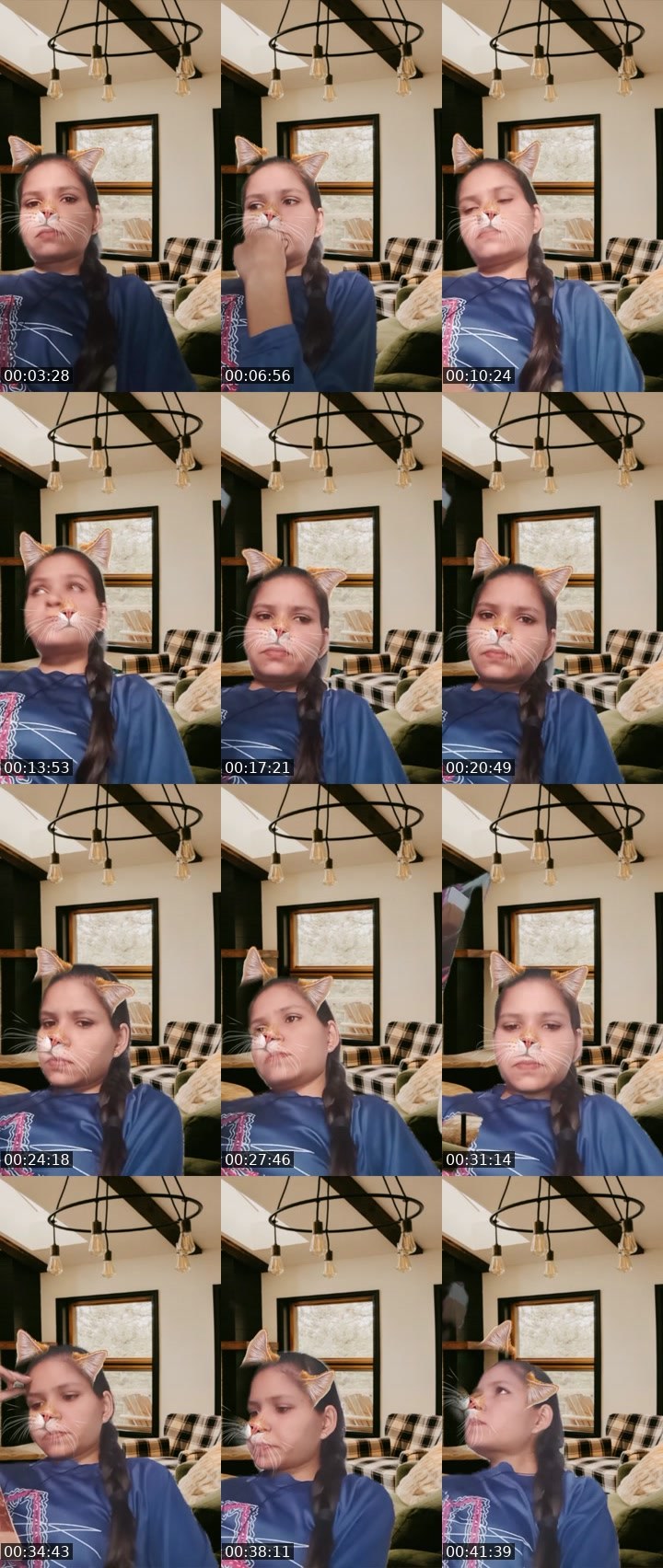Contact-sheet preview of ⚜️Moon🌙🩵💯's Liveme recording