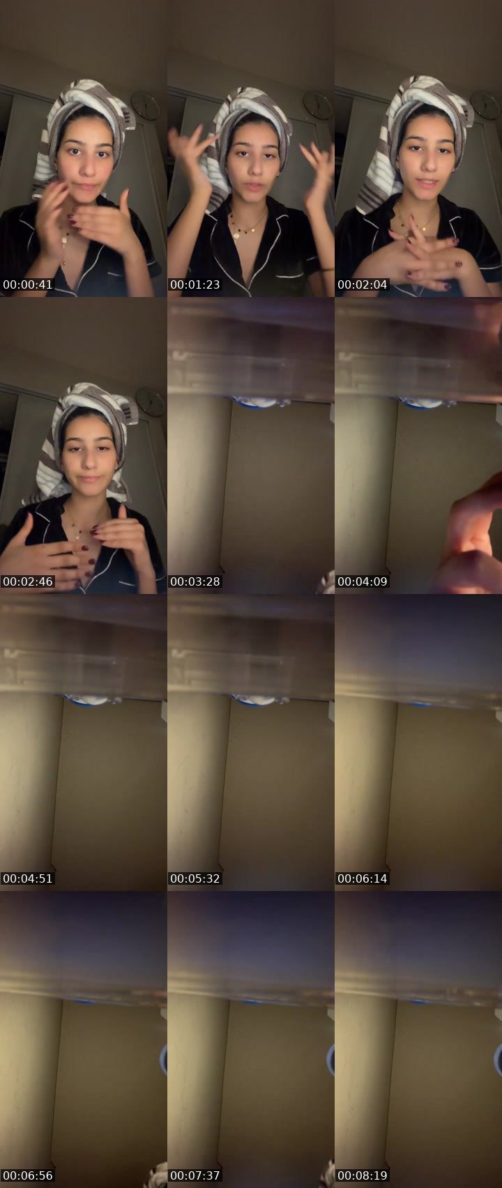 Contact-sheet preview of gigi888's Liveme recording