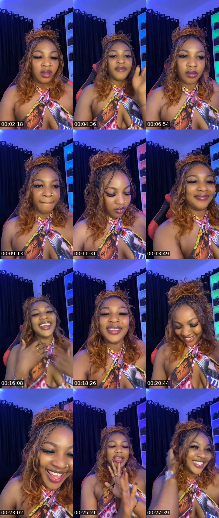 Contact-sheet preview of 🔆⛥𝑩𝒂𝒅𝒈𝒚𝒂𝒍⛥🔆's Liveme recording