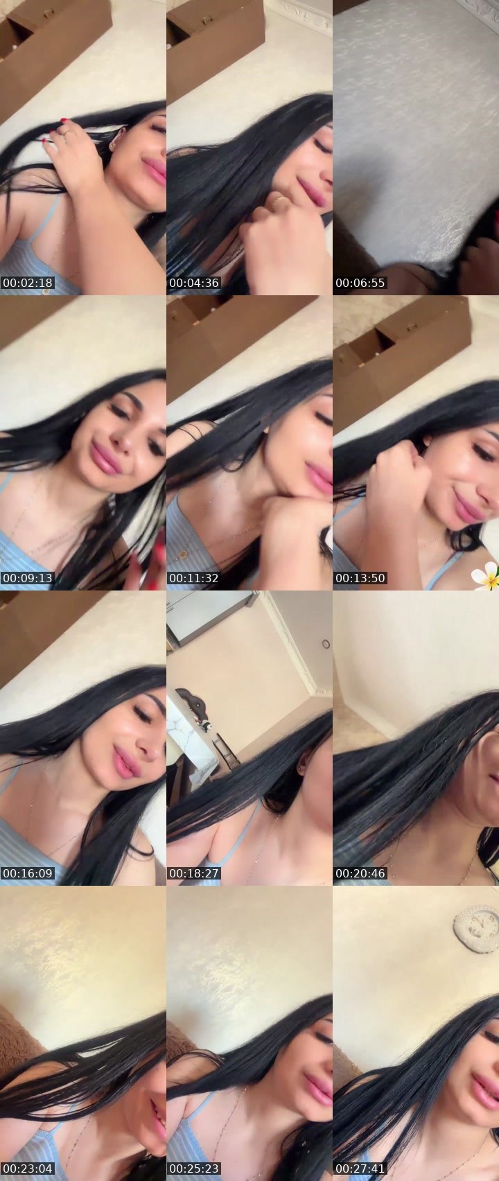 Contact-sheet preview of Miliii💕💕's Liveme recording