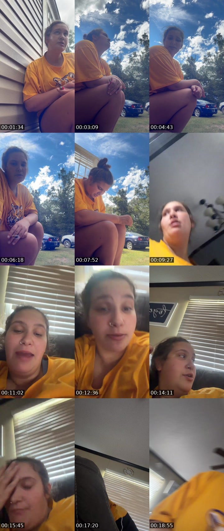 Contact-sheet preview of Harls04's Liveme recording