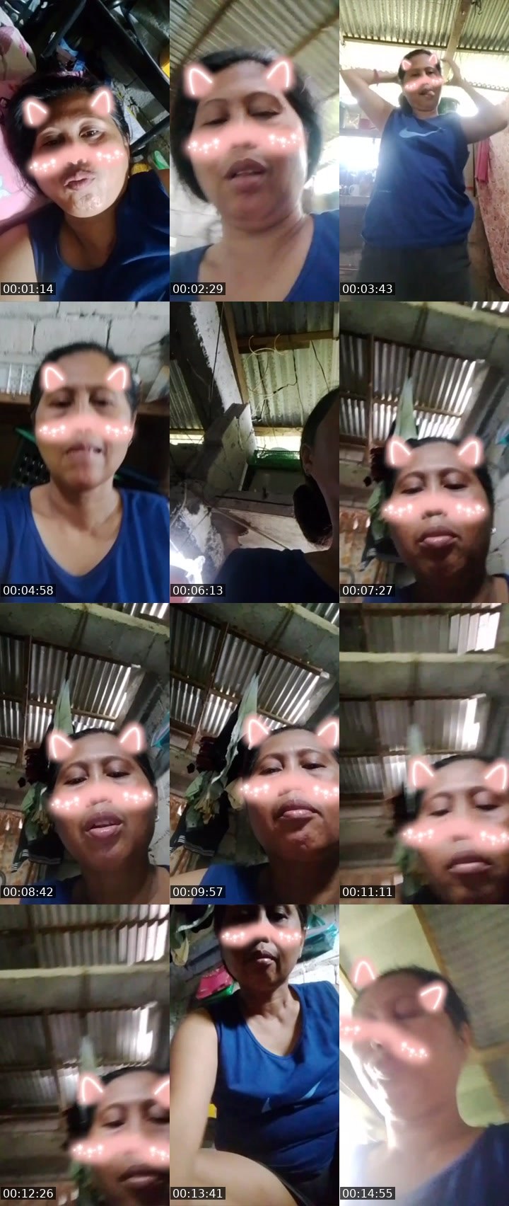 Contact-sheet preview of Thessy Chiquito's Liveme recording