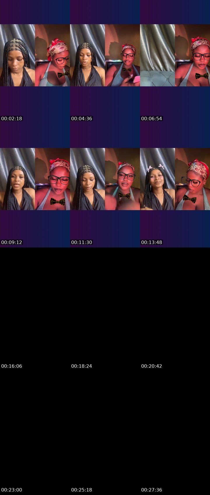 Contact-sheet preview of 💸🌹Dǎwñ🏦🤍🍭's Liveme recording