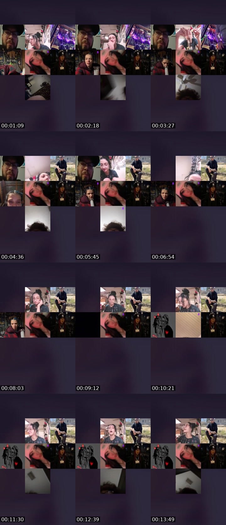 Contact-sheet preview of 🌤Paige's Liveme recording