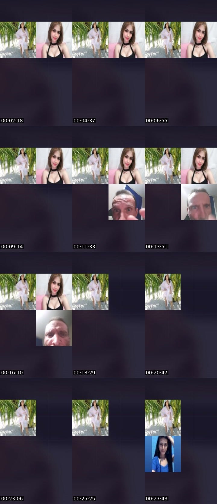 Contact-sheet preview of 🌶️jackie🫅🦢's Liveme recording