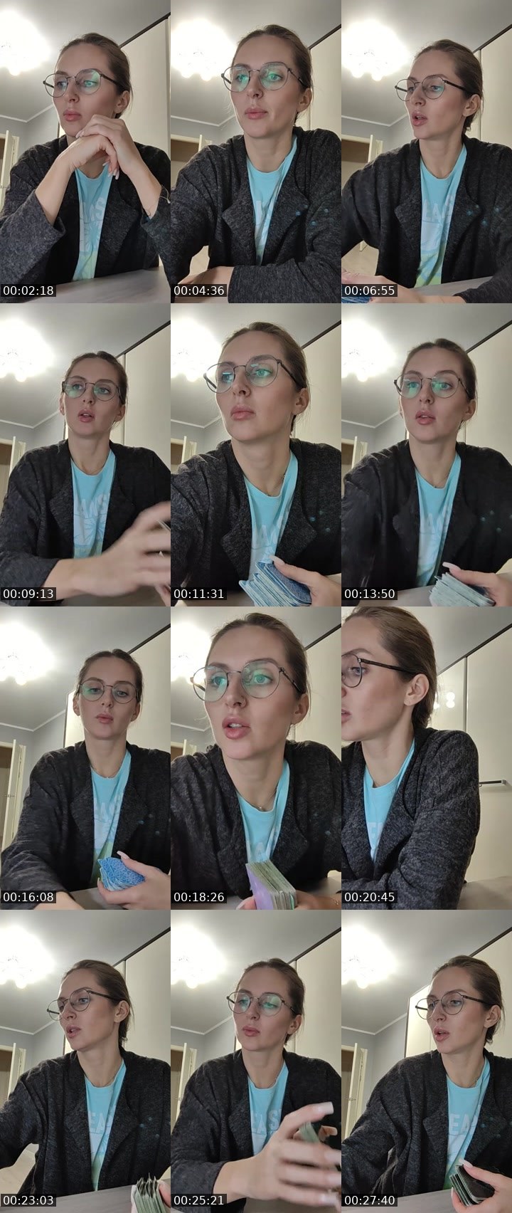 Contact-sheet preview of HELLena😈's Liveme recording