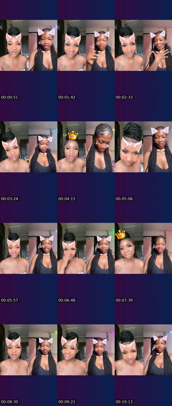 Contact-sheet preview of 🏦 Celina Angela's Liveme recording