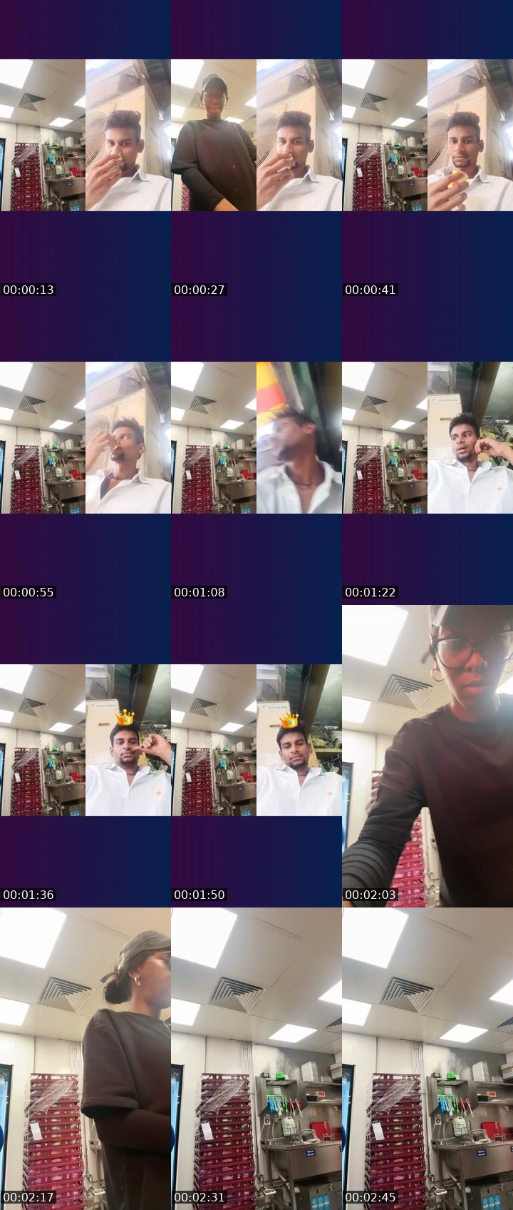 Contact-sheet preview of 1️⃣ypree ❤️🇯🇲's Liveme recording