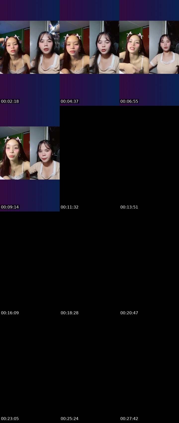 Contact-sheet preview of ♛ ₚₕ Nella ✨'s Liveme recording