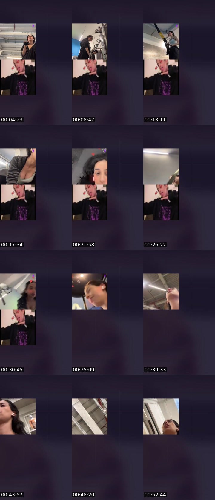 Contact-sheet preview of 𝐌𝐘𝐒𝐓𝐄𝐑𝐘 🐝's Liveme recording