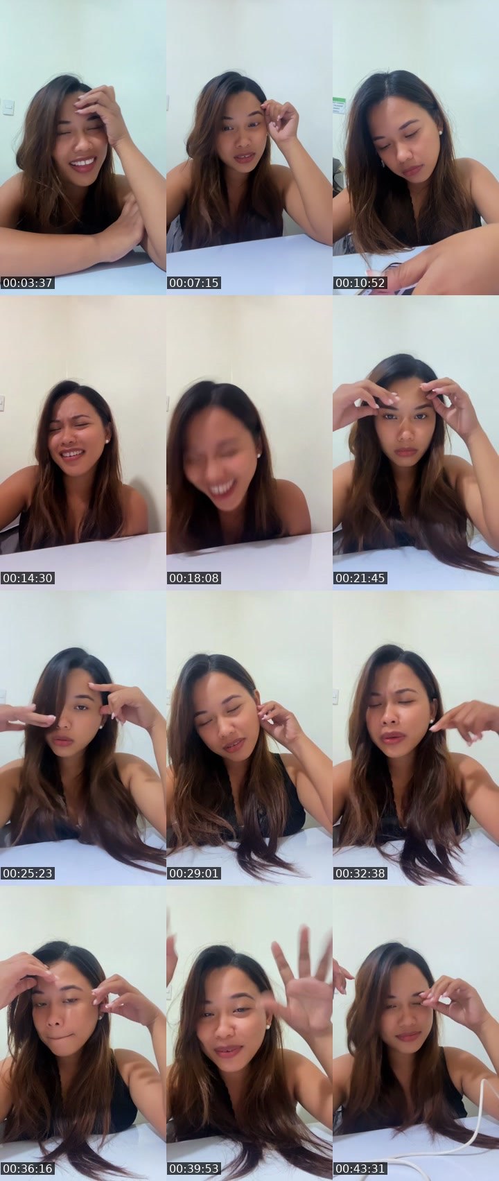 Contact-sheet preview of ☝️💙🐺 𝓛𝓮𝔃𝔃's Liveme recording