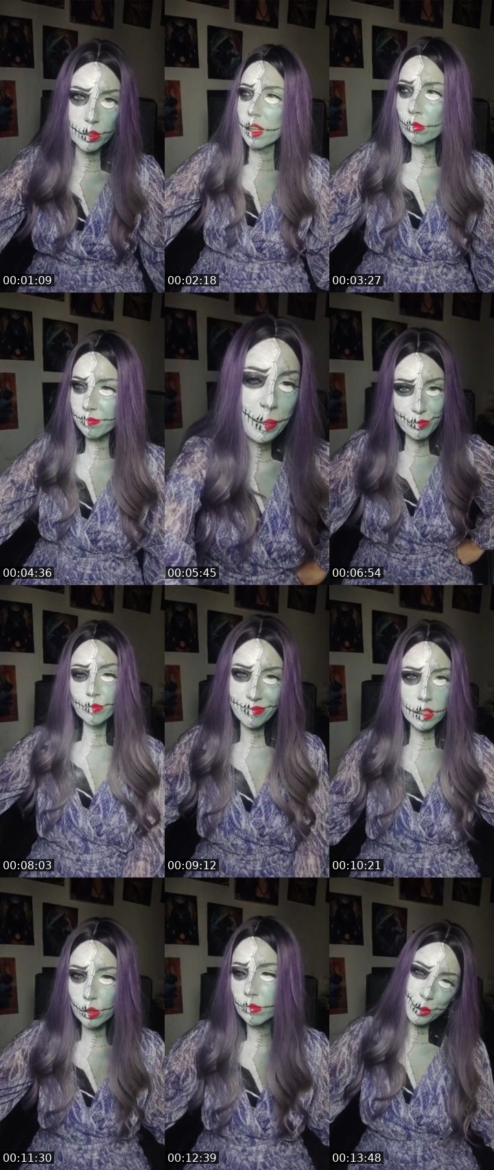 Contact-sheet preview of YULIIA FAKAS👼🪽's Liveme recording