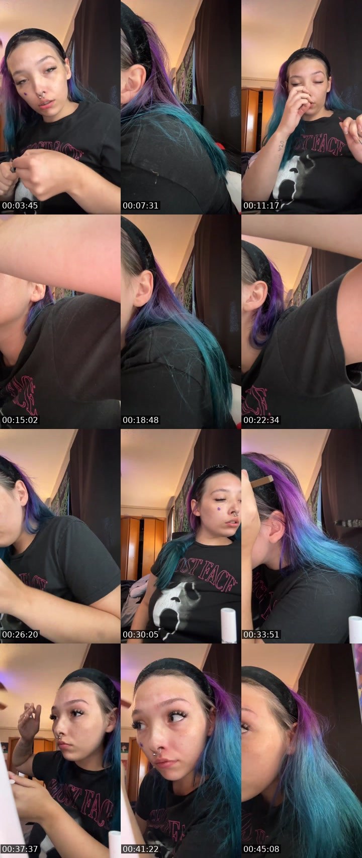 Contact-sheet preview of lovecat1213's Liveme recording