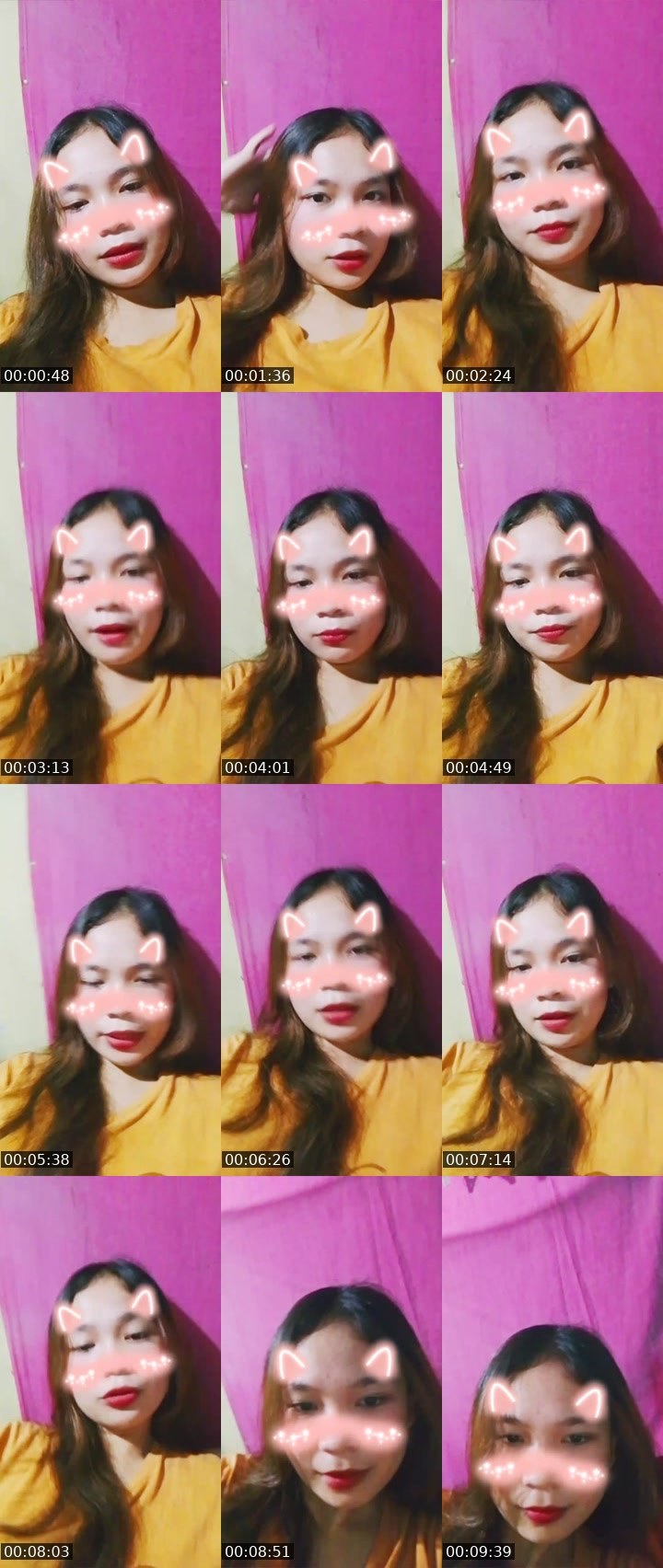Contact-sheet preview of 👸Naya🧚‍♀️'s Liveme recording