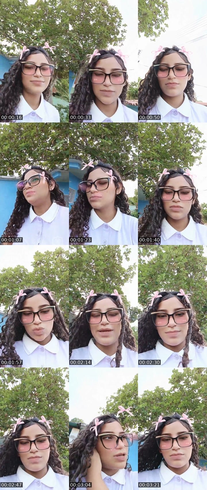 Contact-sheet preview of 🐝zoris🌷🐿️'s Liveme recording