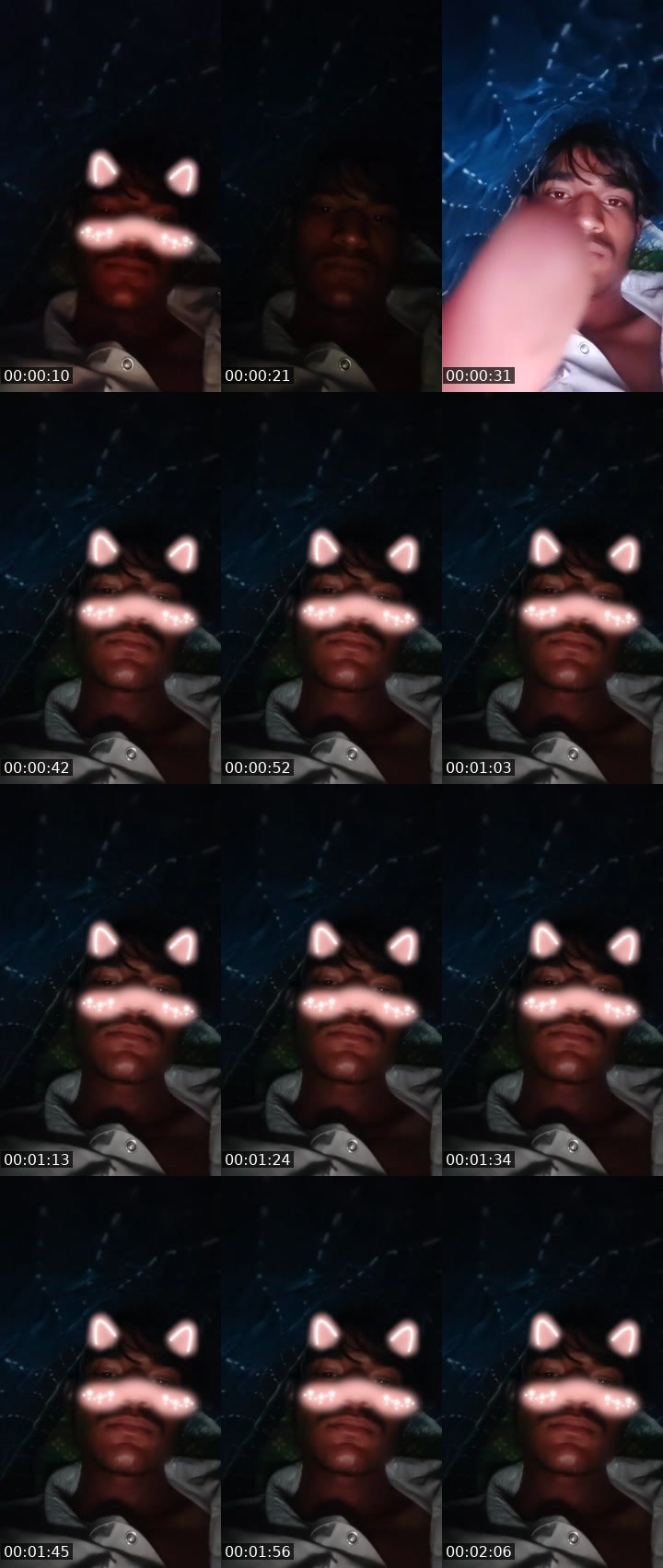 Contact-sheet preview of Sahid 0786's Liveme recording