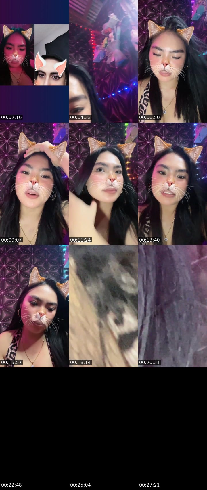 Contact-sheet preview of ⁠ ♛𝓩𝔂𝓭𝓷𝓮𝔂🍀🪬's Liveme recording