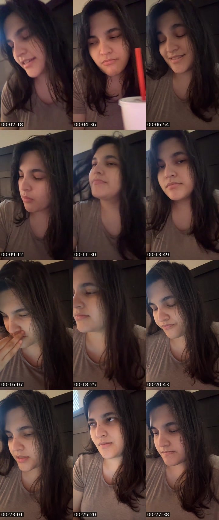 Contact-sheet preview of Kimm h cod-365626026's Liveme recording